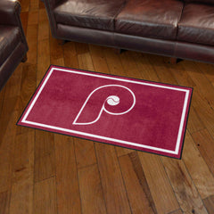 Philadelphia Phillies 3ft. x 5ft. Plush Area Rug - Retro Collection