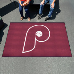 Philadelphia Phillies Ulti-Mat Rug - 5ft. x 8ft. - Retro Collection