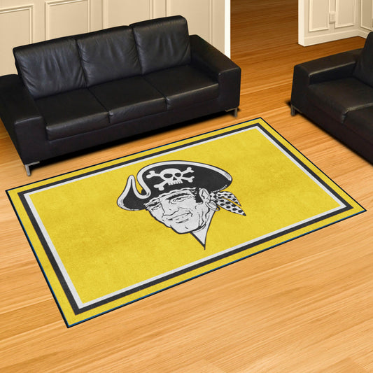 Pittsburgh Pirates 5ft. x 8 ft. Plush Area Rug - Retro Collection