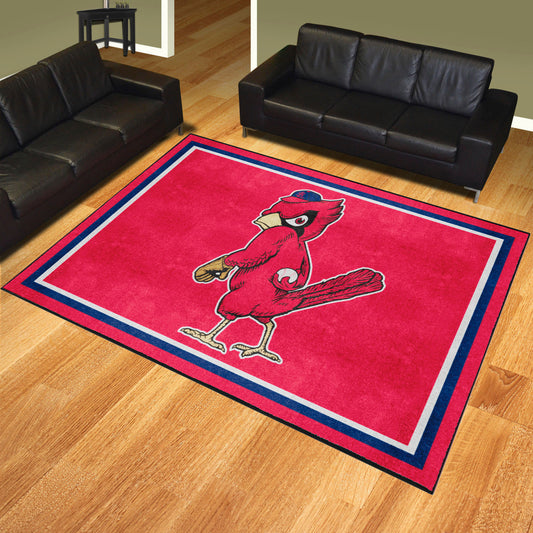 St. Louis Cardinals 8ft. x 10 ft. Plush Area Rug - Retro Collection