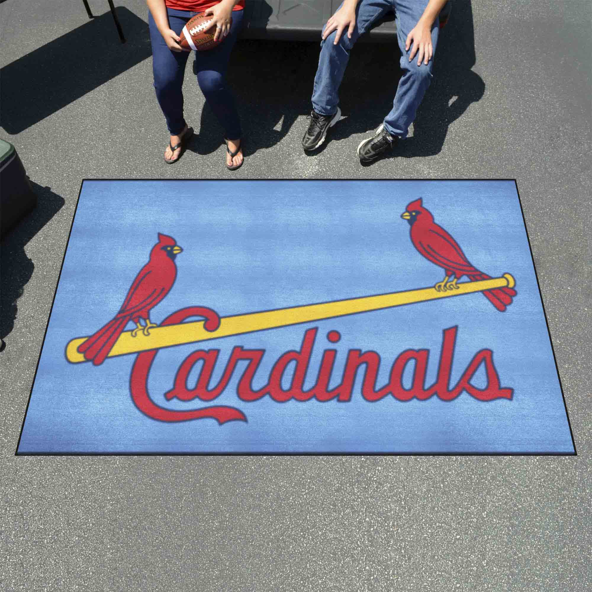 St. Louis Cardinals All-Star Rug - 34 in. x 42.5 in. - Retro Collection