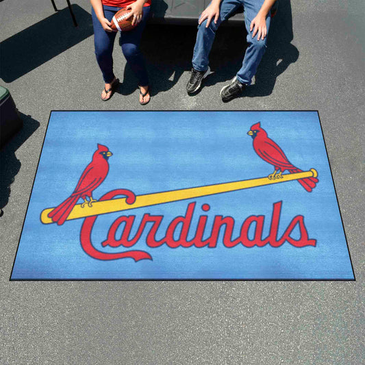 Alfombra All-Star de los St. Louis Cardinals - 34 in. x 42,5 in. - Colección Retro