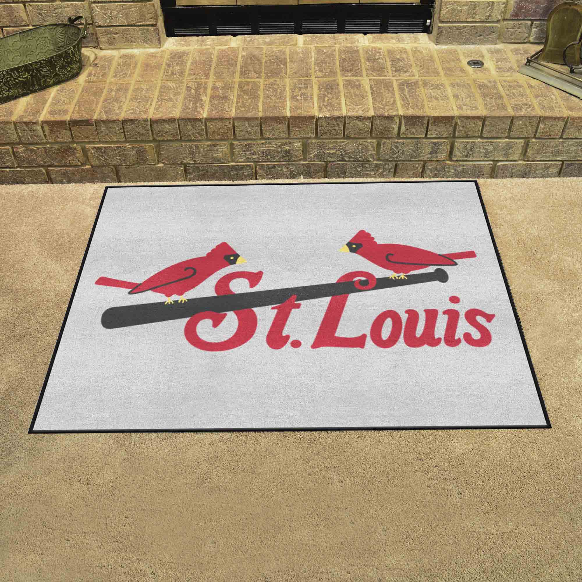 St. Louis Cardinals All-Star Rug - 34 in. x 42.5 in. - Retro Collection