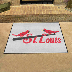 St. Louis Cardinals All-Star Rug - 34 in. x 42.5 in. - Retro Collection