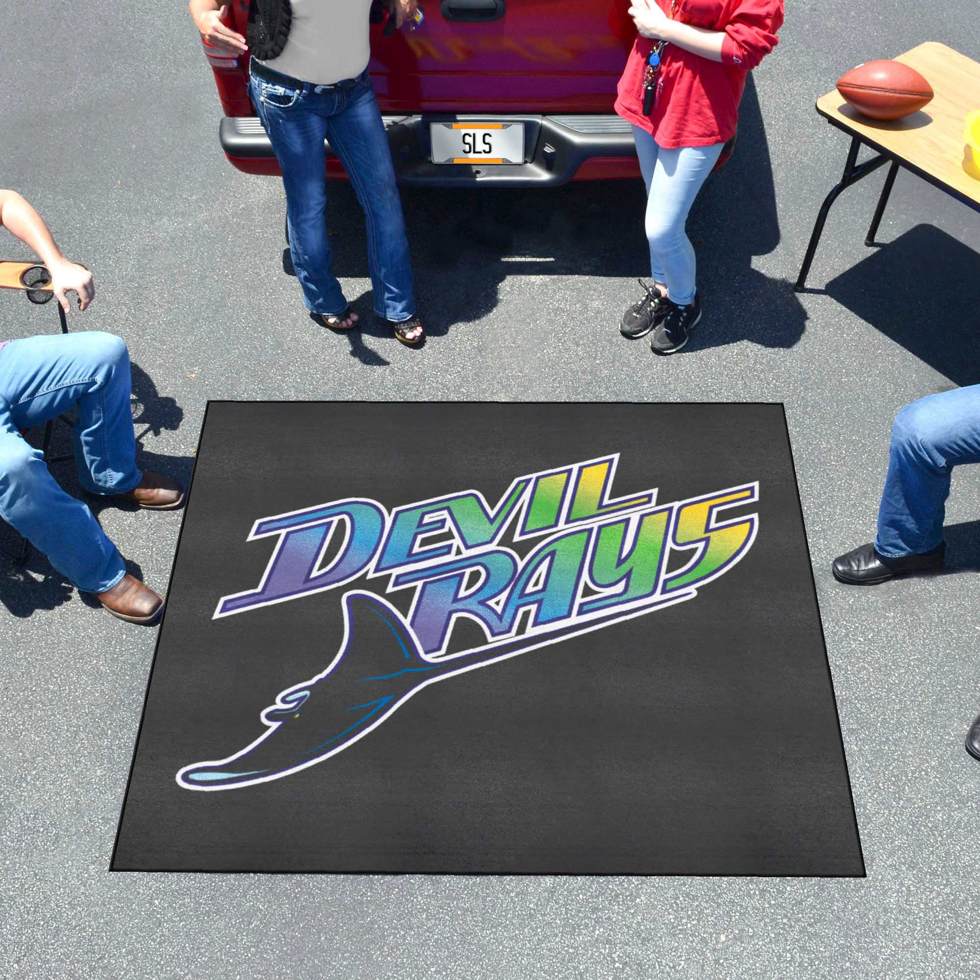 Tampa Bay Devil Rays Tailgater Rug - 5ft. x 6ft. - Retro Collection