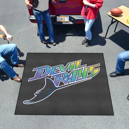 Tampa Bay Devil Rays Tailgater Rug - 5ft. x 6ft. - Retro Collection