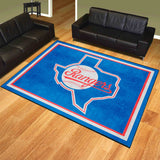 Texas Rangers 8ft. x 10 ft. Plush Area Rug - Retro Collection