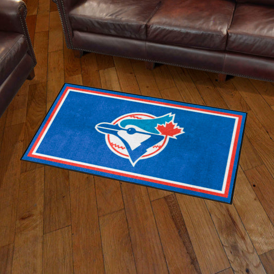 Toronto Blue Jays 3ft. x 5ft. Plush Area Rug - Retro Collection