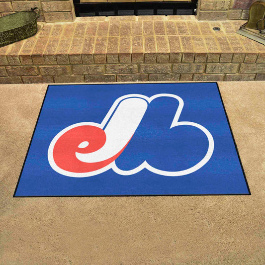 Alfombra All-Star de los Expos de Montreal - 34 in. x 42,5 in. - Colección Retro