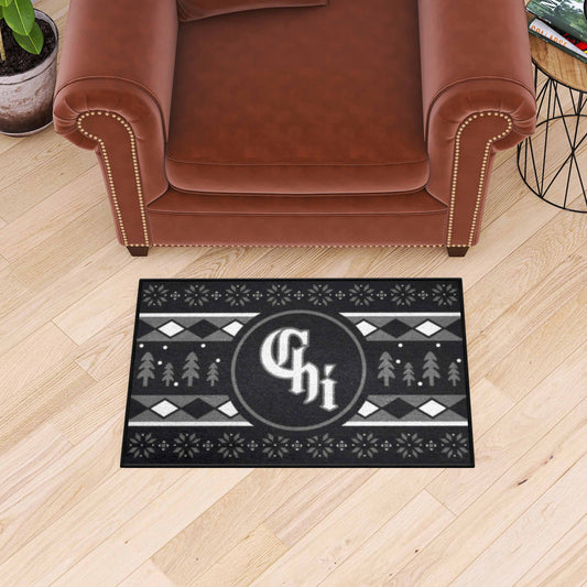 Chicago White Sox Holiday Sweater Starter Mat Accent Rug - 19in. x 30in.