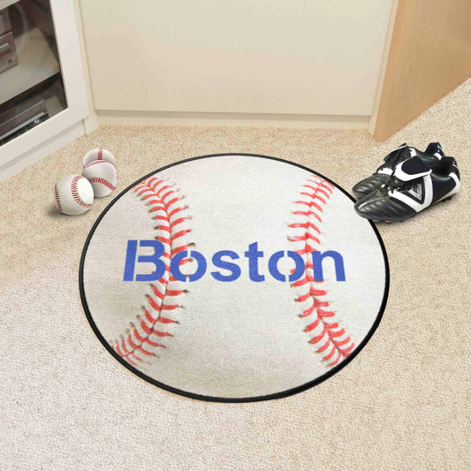 Boston Red Sox Baseball Rug - 27in. Diameter