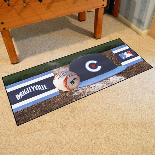 Chicago Cubs Baseball Runner Rug - 30in. x 72in. - Chicago Cubs