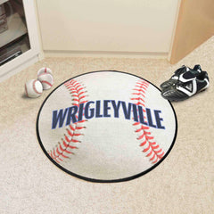 Chicago Cubs Baseball Rug - 27in. Diameter - Chicago Cubs