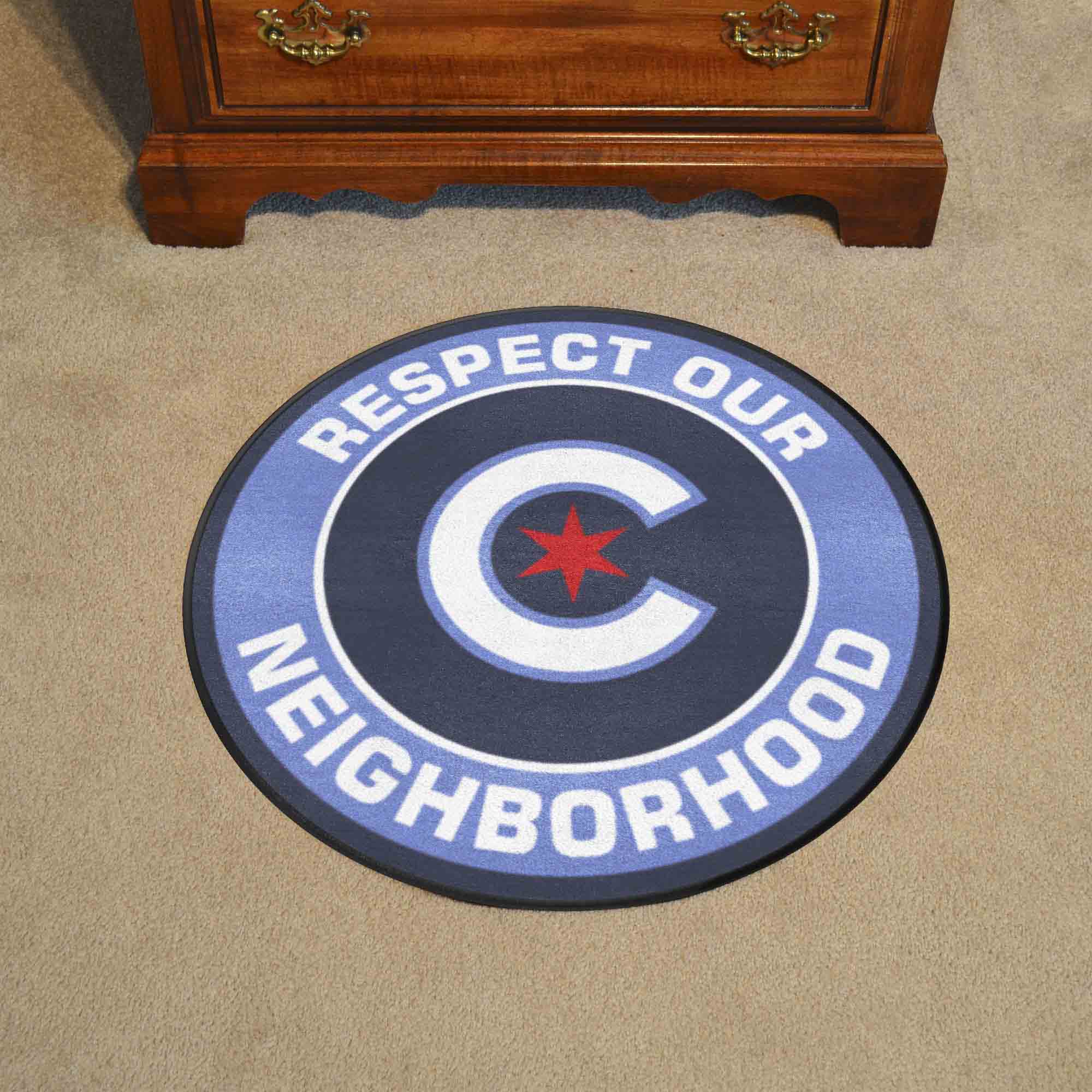 Chicago Cubs Roundel Rug - 27in. Diameter - Chicago Cubs