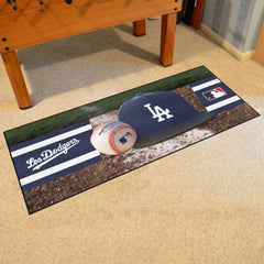 Los Angeles Dodgers Baseball Runner Rug - 30in. x 72in.