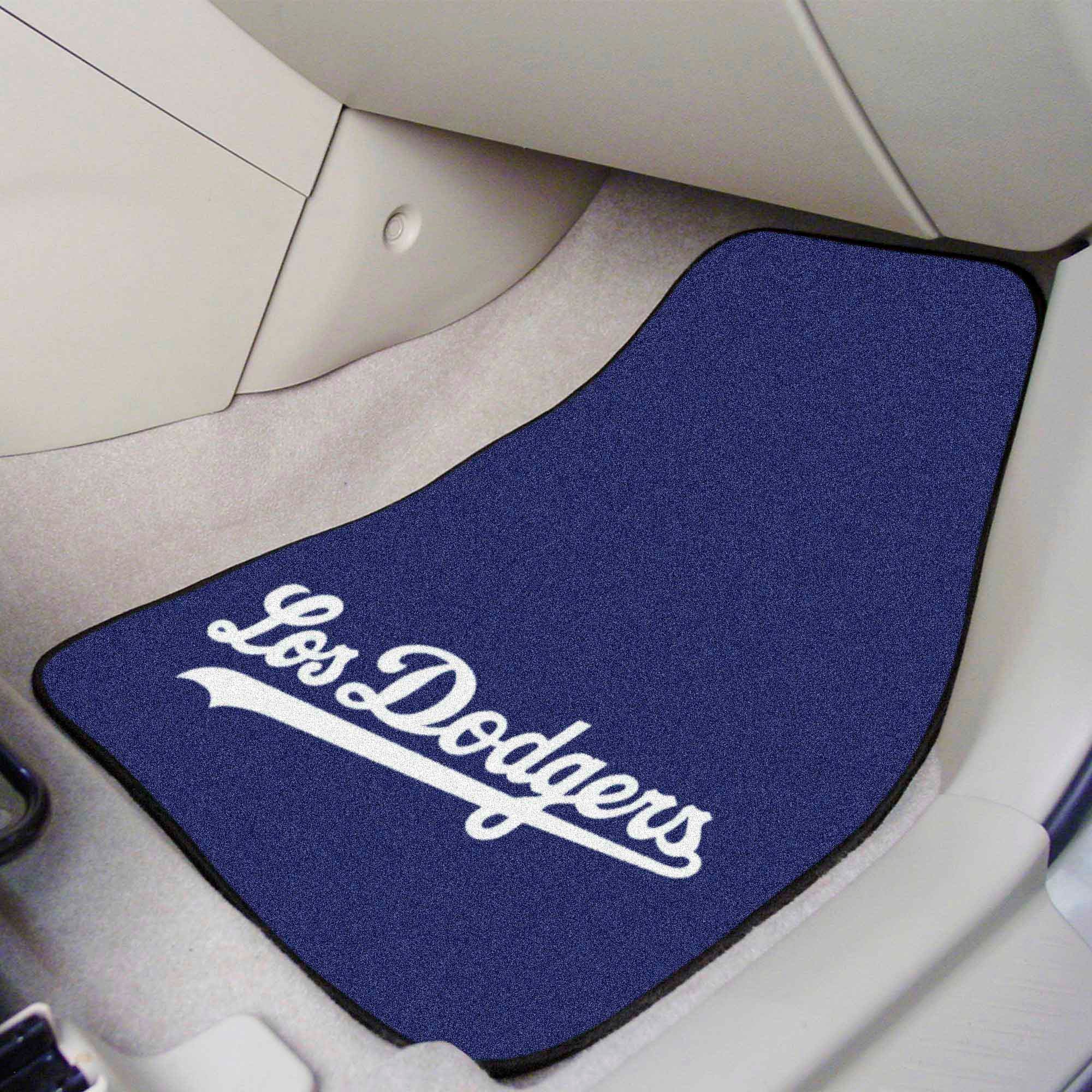 Los Angeles Dodgers Front Carpet Car Mat Set - 2 Pieces