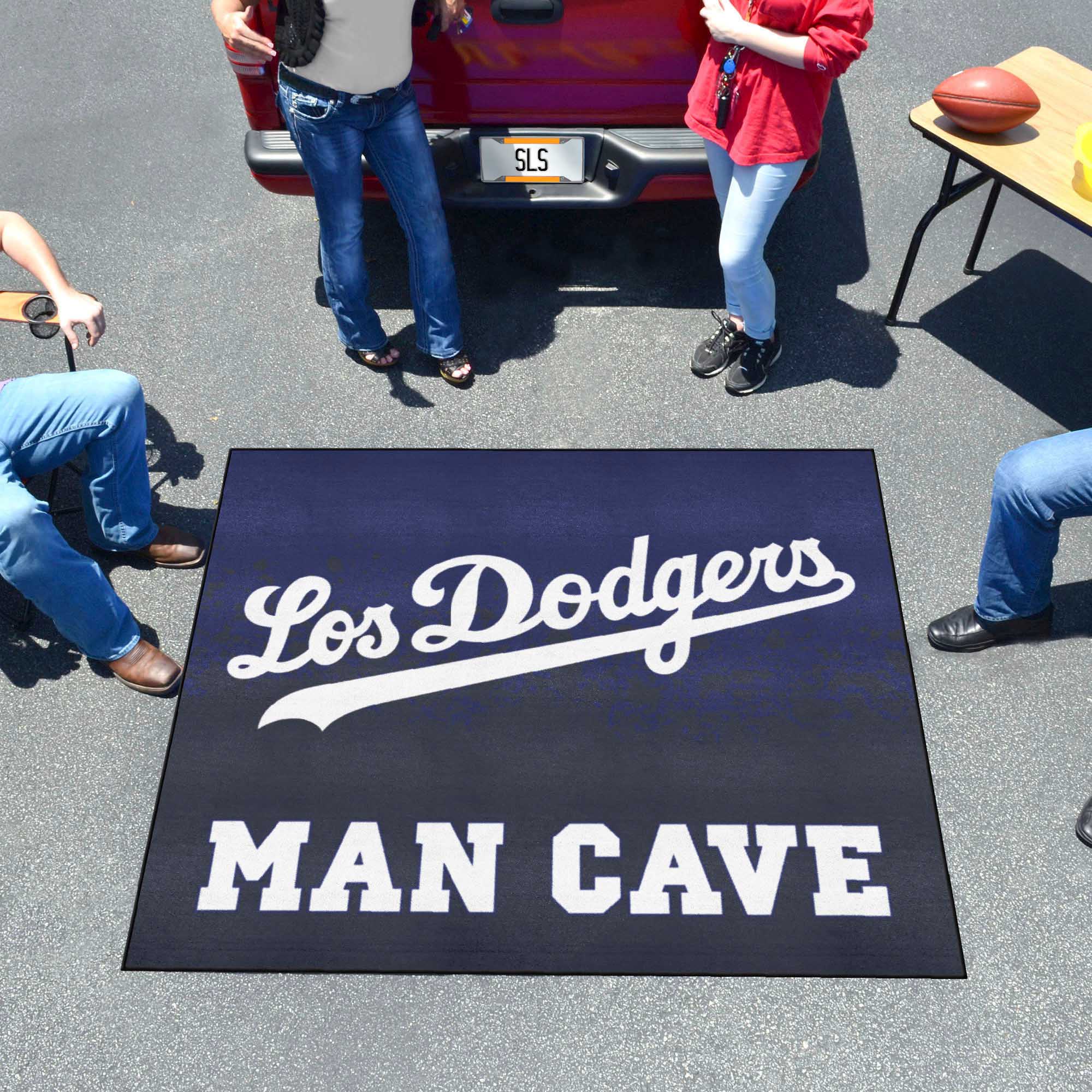 Los Angeles Dodgers Man Cave Tailgater Rug - 5ft. x 6ft.