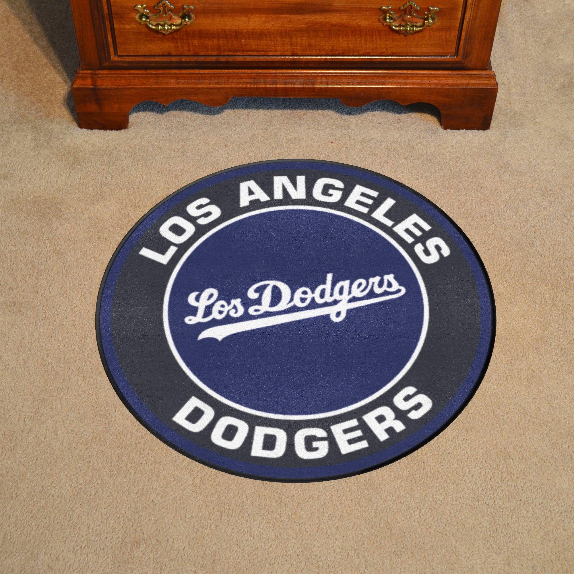 Los Angeles Dodgers Roundel Rug - 27in. Diameter