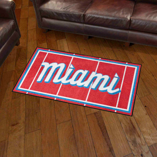 Miami Marlins 3ft. x 5ft. Plush Area Rug