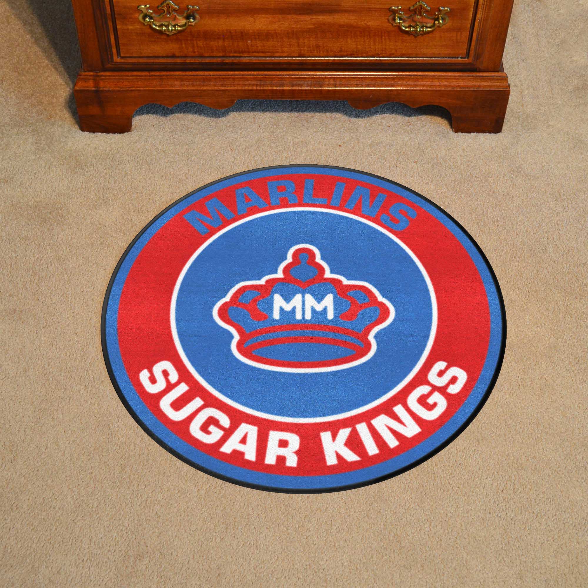 Miami Marlins Roundel Rug - 27in. Diameter