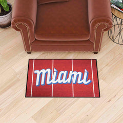 Miami Marlins Starter Mat Accent Rug - 19in. x 30in.