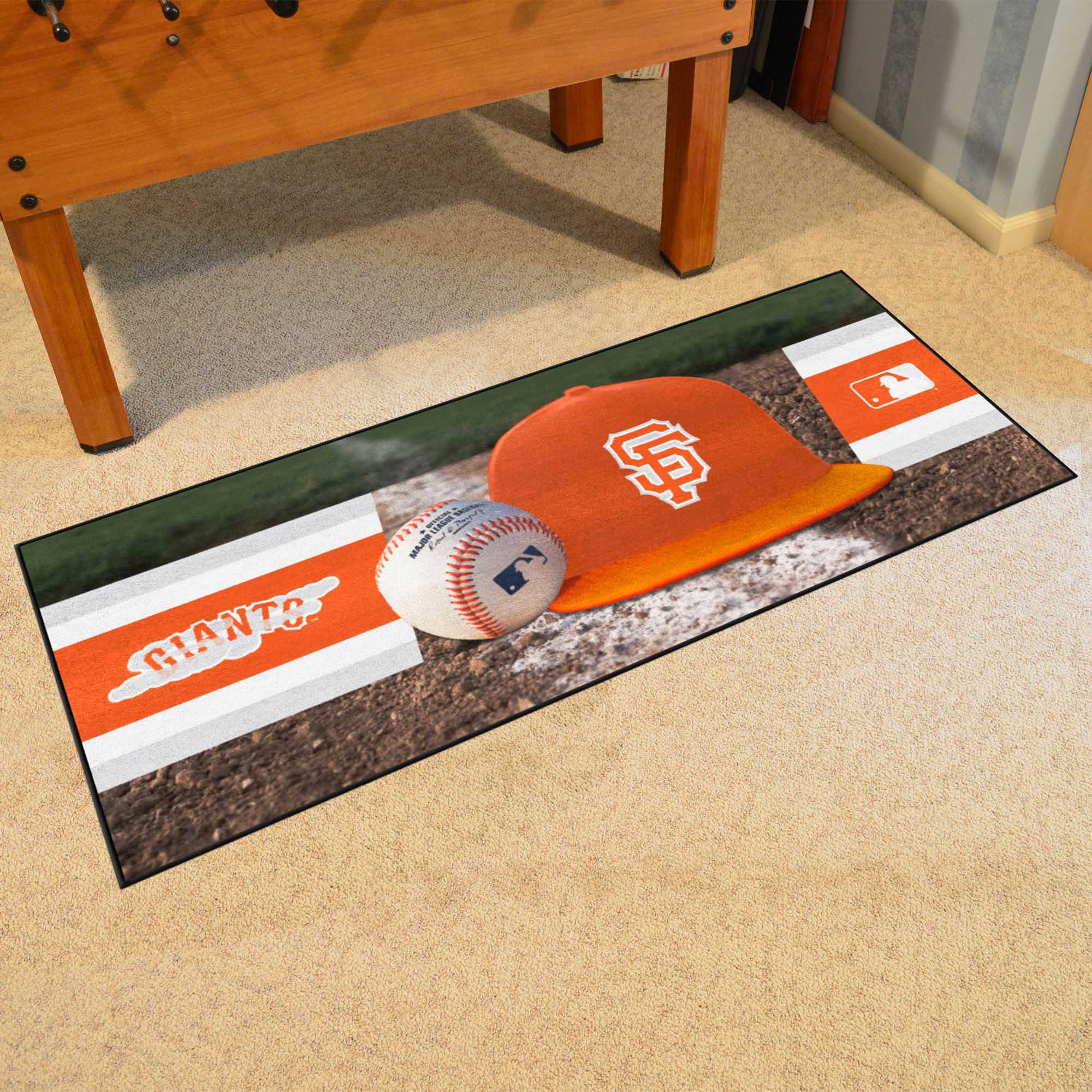 San Francisco Giants Baseball Runner Rug - 30in. x 72in.