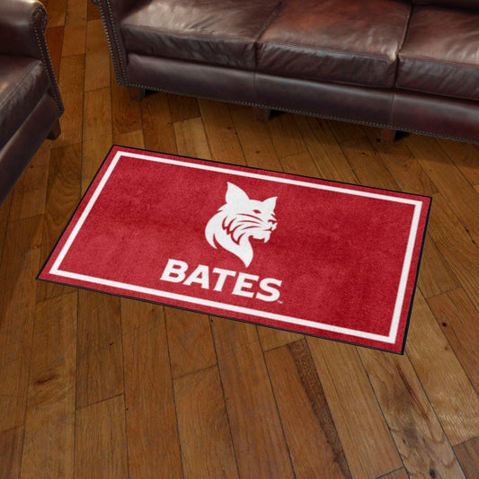 Bates College Bobcats 3ft. x 5ft. Plush Area Rug