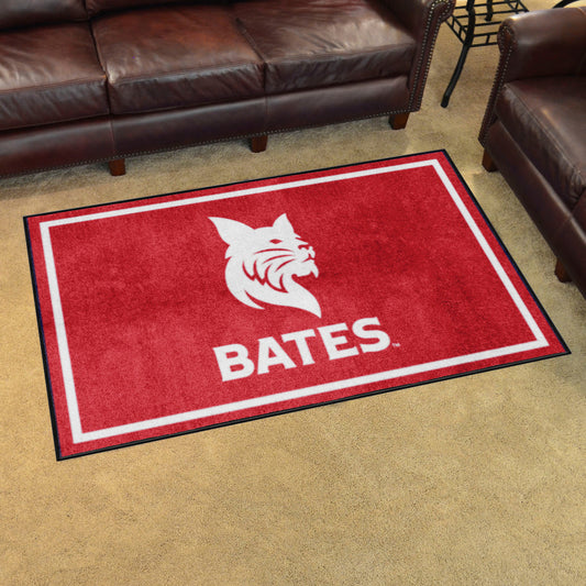 Bates College Bobcats 4ft. x 6ft. Plush Area Rug