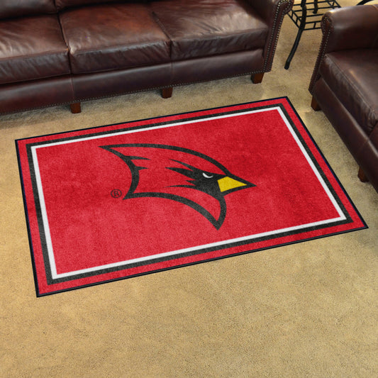 Saginaw Valley State Cardinals 4ft. x 6ft. Plush Area Rug