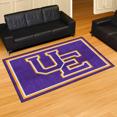 Evansville Purple Aces 5ft. x 8 ft. Plush Area Rug