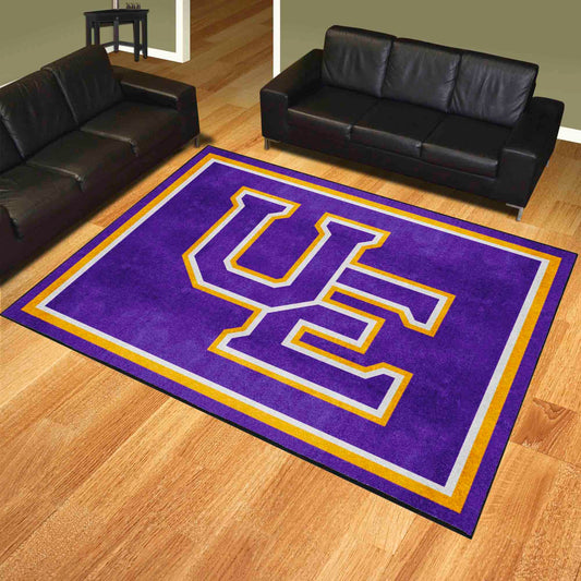 Evansville Purple Aces 8ft. x 10 ft. Plush Area Rug