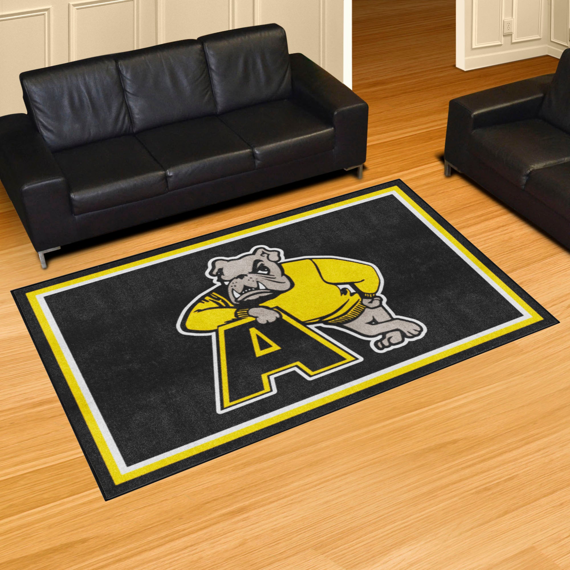 Adrian College Bulldogs 5ft. x 8 ft. Plush Area Rug