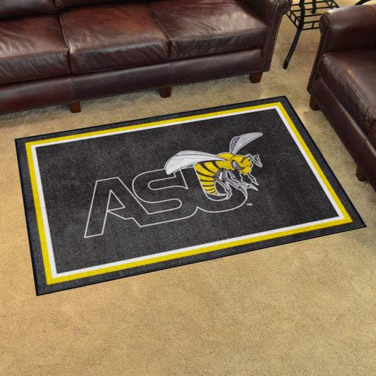 Alabama State Hornets 4ft. x 6ft. Plush Area Rug