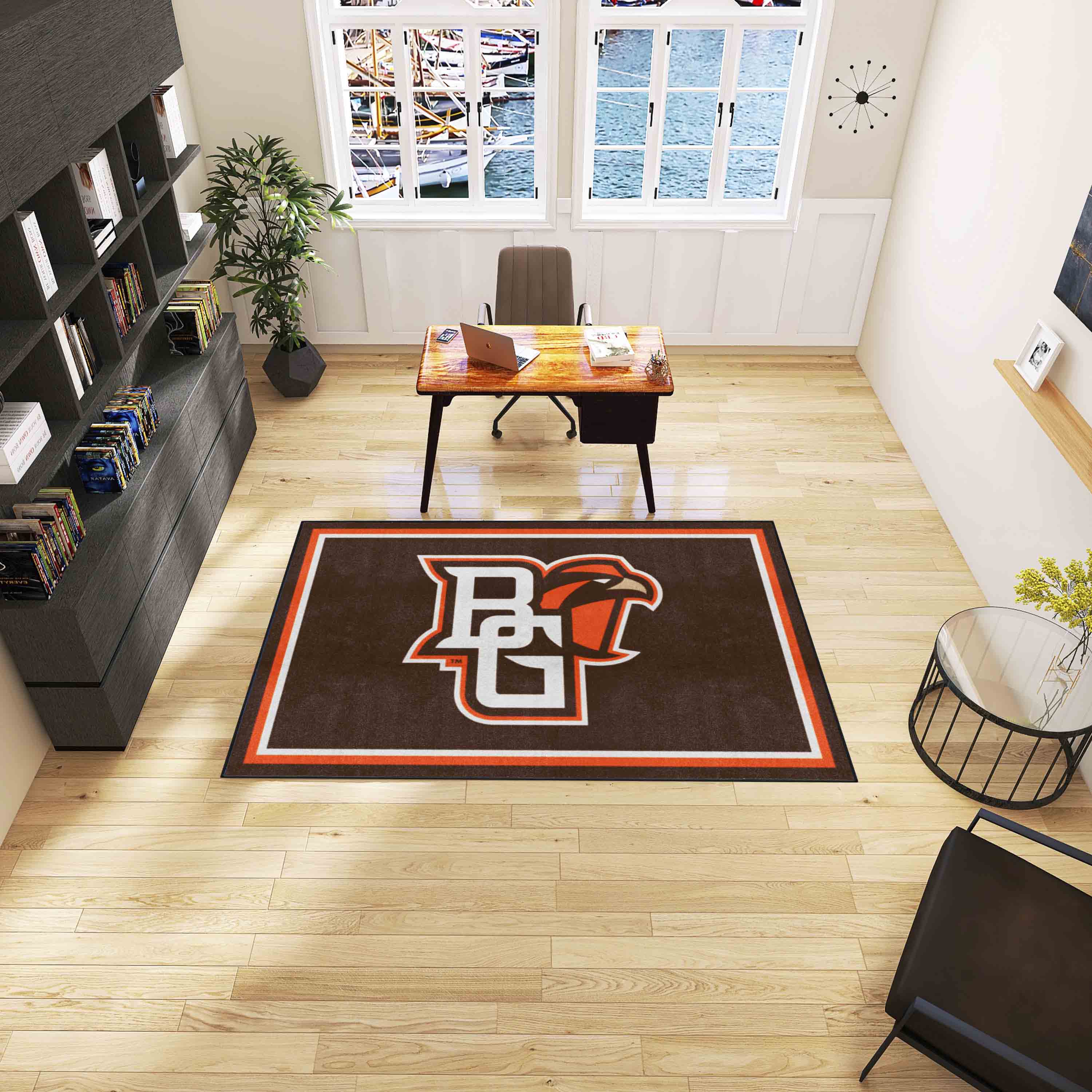 Bowling Green Falcons 5ft. x 8 ft. Plush Area Rug - Bowling Green