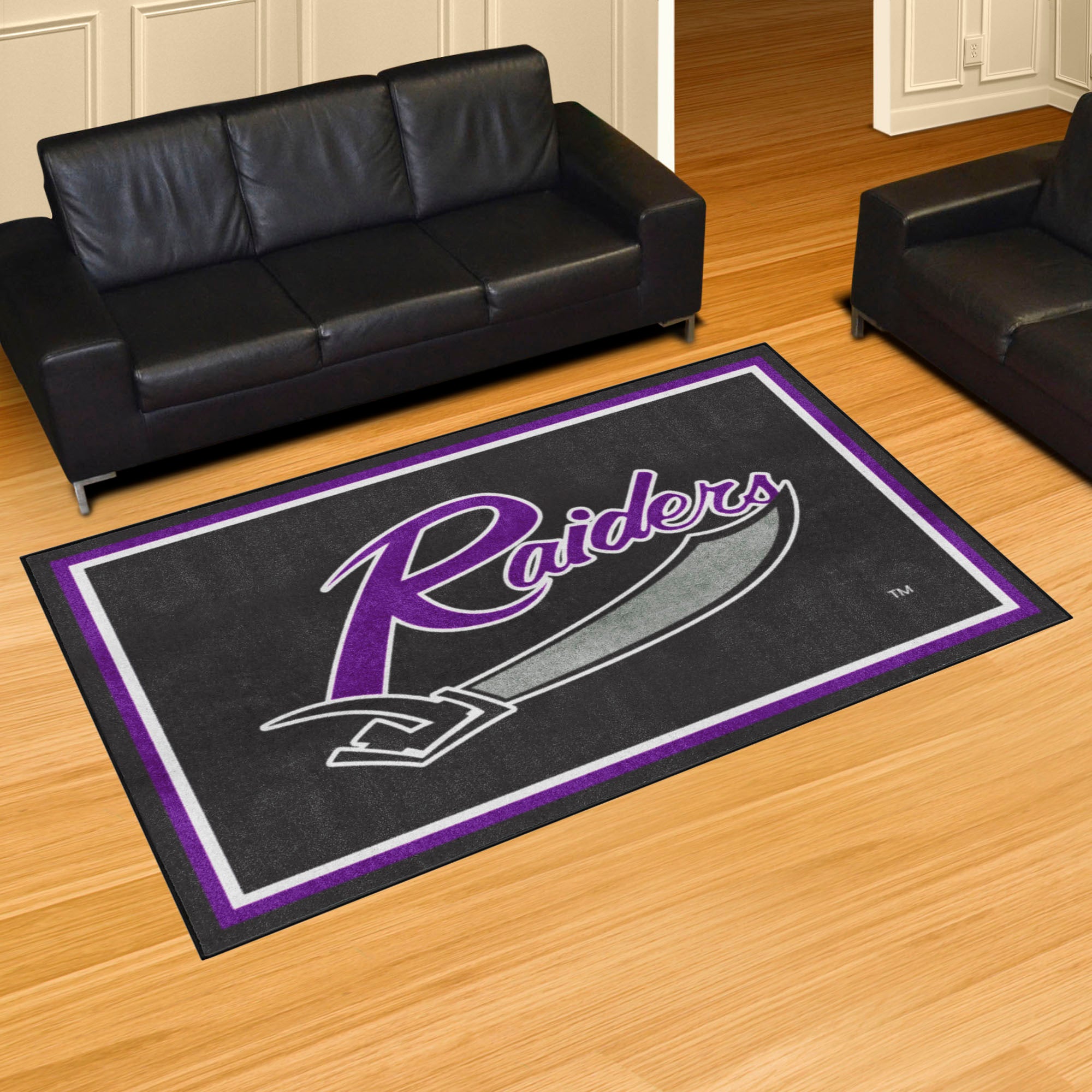 Mount Union Raiders 5ft. x 8 ft. Plush Area Rug