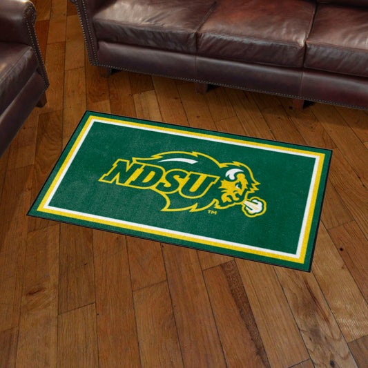 North Dakota State Bison 3ft. x 5ft. Plush Area Rug