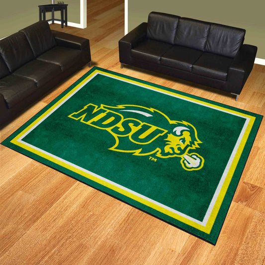 North Dakota State Bison 8ft. x 10 ft. Plush Area Rug