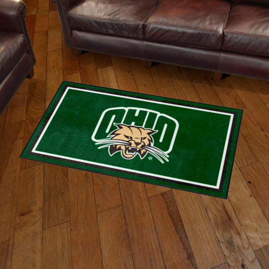 Ohio Bobcats 3ft. x 5ft. Plush Area Rug