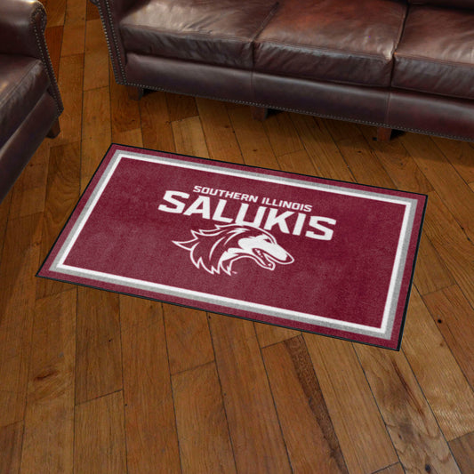 Southern Illinois Salukis 3ft. x 5ft. Plush Area Rug