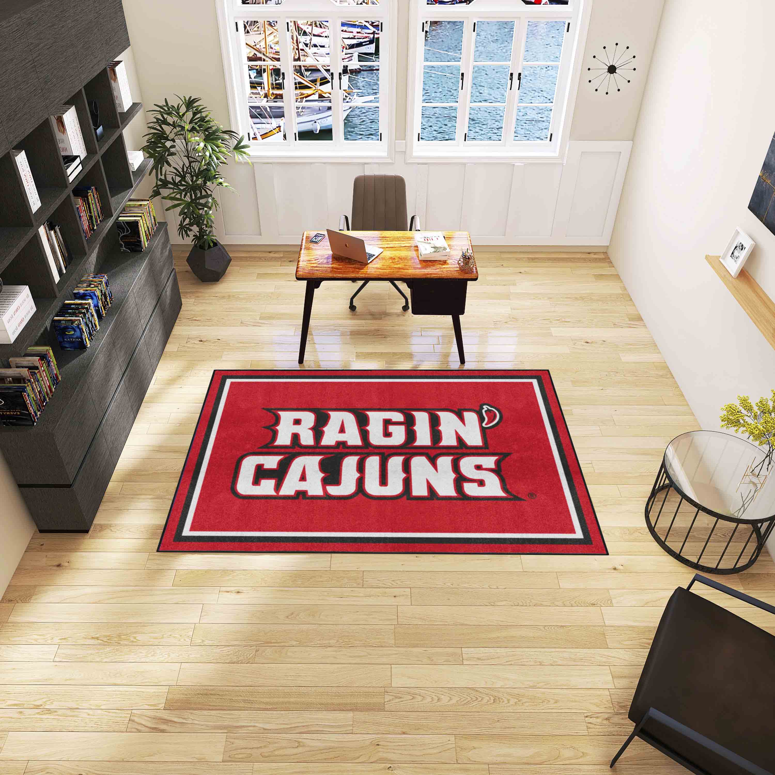 Louisiana-Lafayette Ragin' Cajuns 5ft. x 8 ft. Plush Area Rug