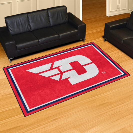 Dayton Flyers 5ft. x 8 ft. Plush Area Rug