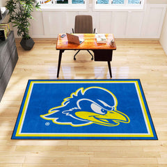 Delaware Blue Hens 5ft. x 8 ft. Plush Area Rug