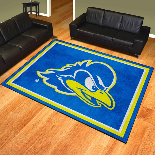 Delaware Blue Hens 8ft. x 10 ft. Plush Area Rug