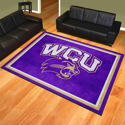 Alfombra de felpa Western Carolina Catamounts de 8 pies x 10 pies