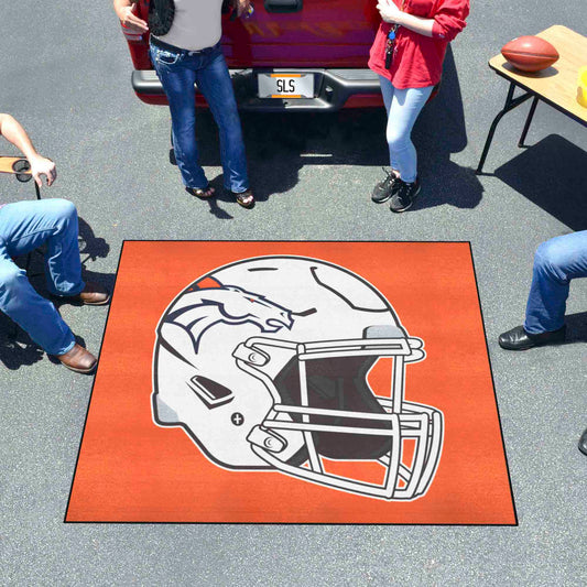 Alfombra trasera de los Denver Broncos - 5 pies. x 6 pies.