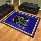 Baltimore Ravens 8ft. x 10 ft. Plush Area Rug - Baltimore Ravens