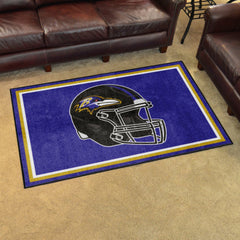 Baltimore Ravens 4ft. x 6ft. Plush Area Rug