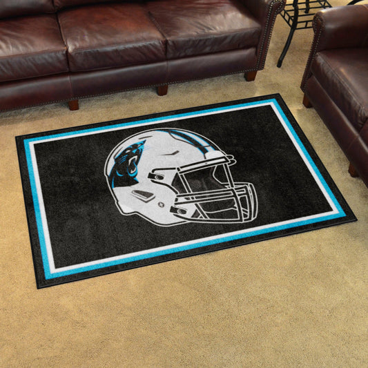 Carolina Panthers 4ft. x 6ft. Plush Area Rug - Carolina Panthers