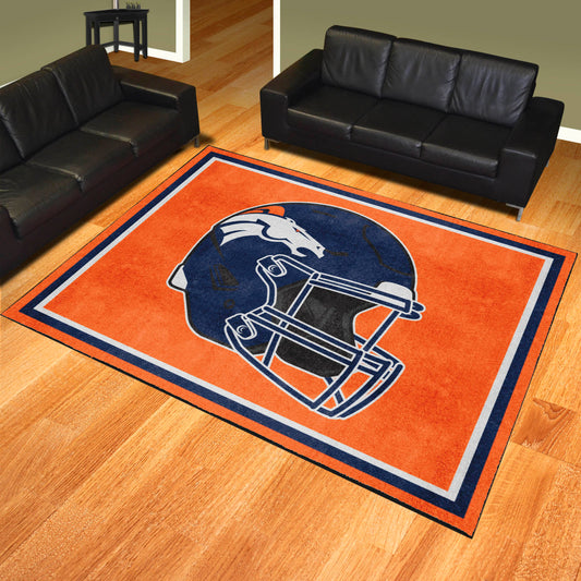 Denver Broncos 8ft. x 10 ft. Plush Area Rug