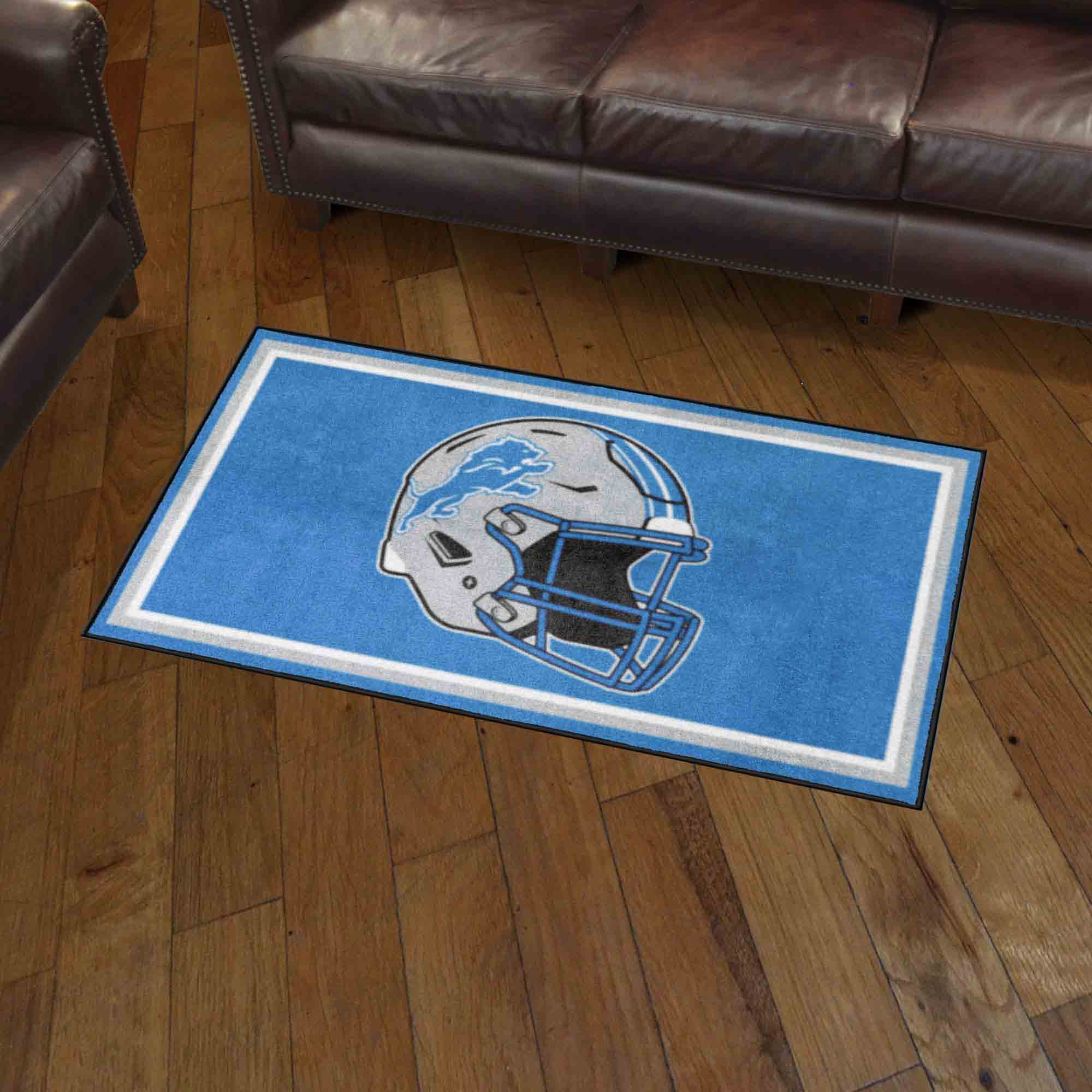 Detroit Lions 3ft. x 5ft. Plush Area Rug - Detroit Lions